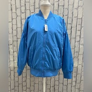 Old Navy Size:XL Women Oversized Bomber Jacket Blue
